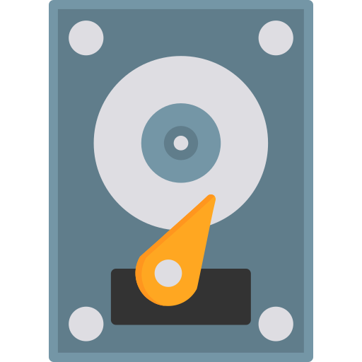 Hard Disk Generic Color Fill Icon