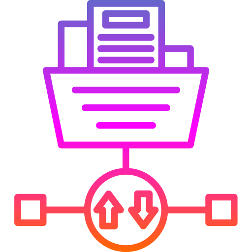 protocolo de transferencia de archivos icono gratis