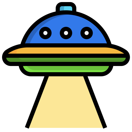 UFO Generic Outline Color icon