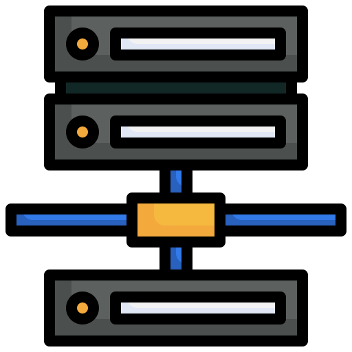 Network server Generic Outline Color icon