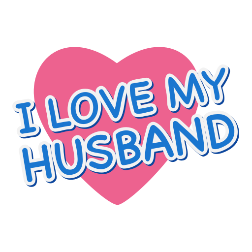 Husband Stickers - Free love and romance Stickers