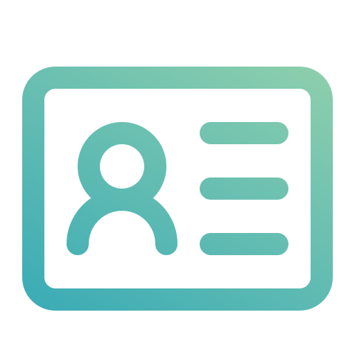 tarjeta de identificación icono gratis