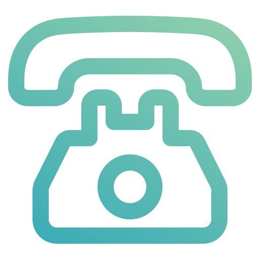 Telephone Generic gradient outline icon