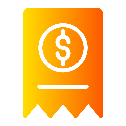 Invoice Generic gradient fill icon