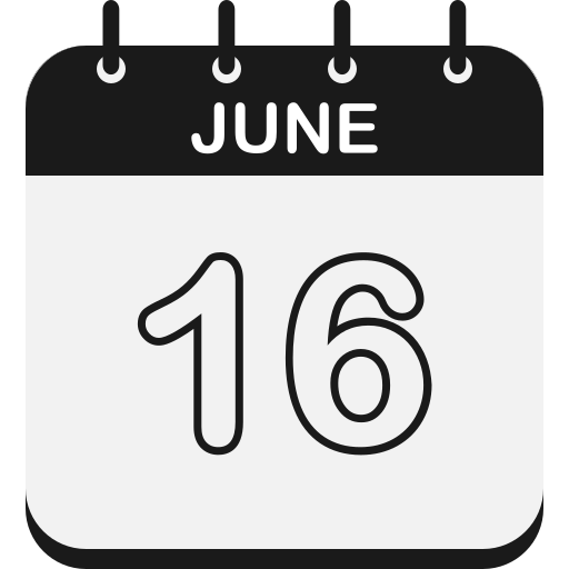 dieciséis icono gratis