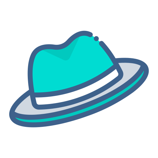 sombrero de fieltro icono gratis