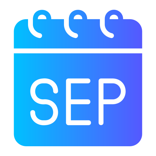 septiembre icono gratis