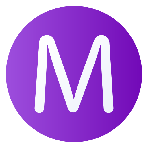 Mu Generic gradient fill icon