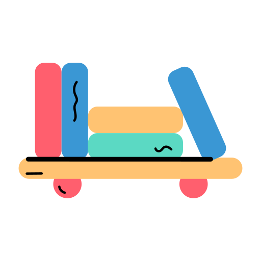 estantes para libros icono gratis