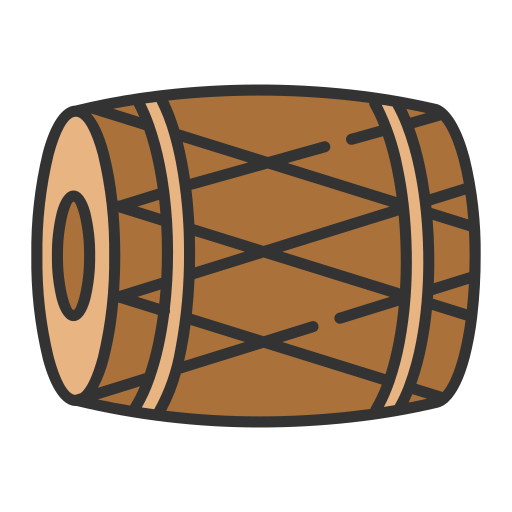 Drum Generic color lineal-color icon