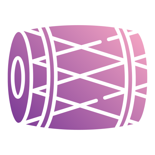 Drum Generic gradient fill icon