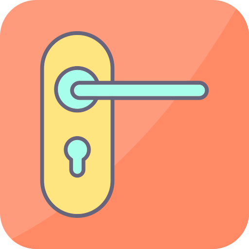 Door lock free icon Door lock free icon