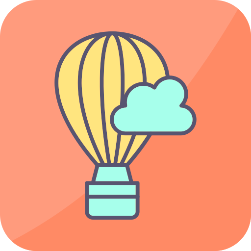 Globos de aire icono gratis