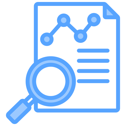 análisis de los datos icono gratis