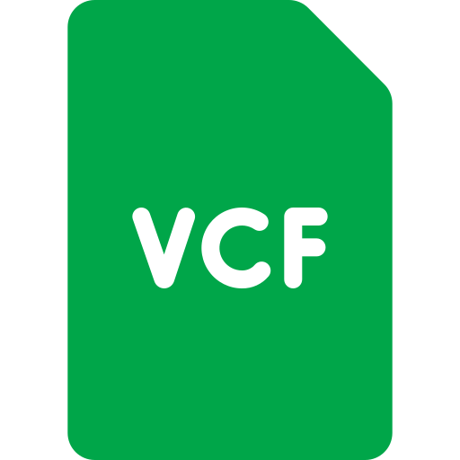 archivo vcf icono gratis