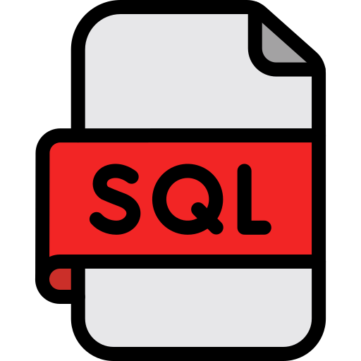 Sql file Generic color lineal-color icon