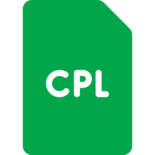 Cpl file Generic color fill icon