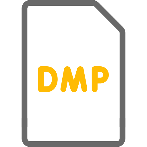 archivo dmp icono gratis