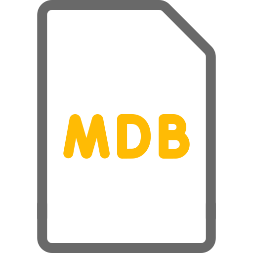 archivo mdb icono gratis