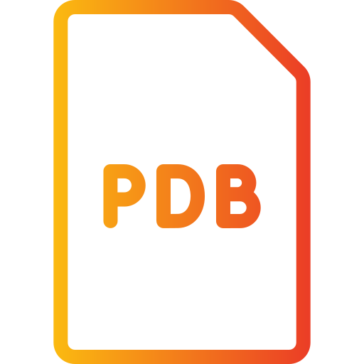 Pdb File Generic Gradient Outline Icon