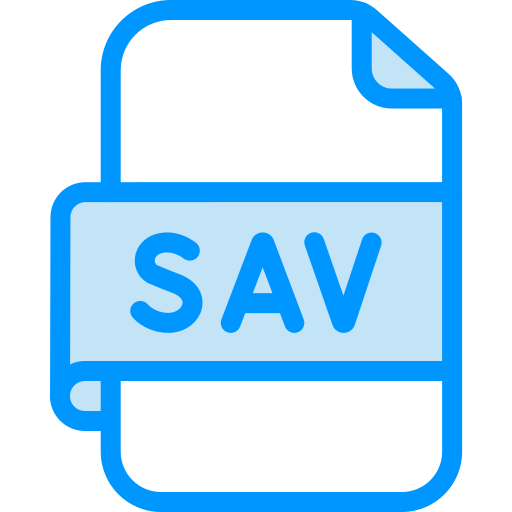 archivo sav icono gratis