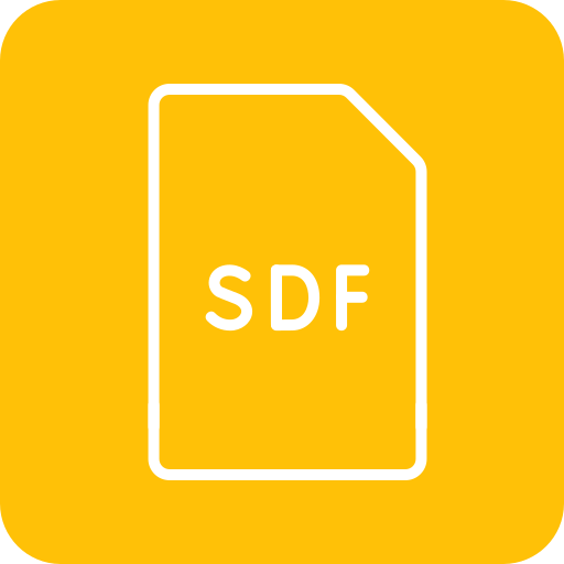 archivo sdf icono gratis