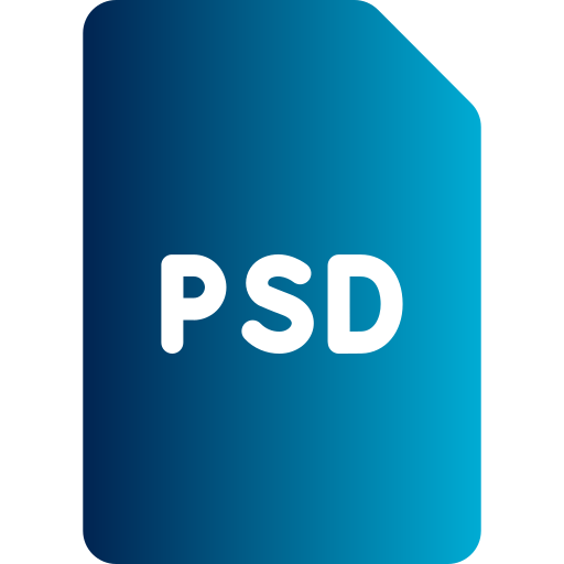 archivo psd icono gratis