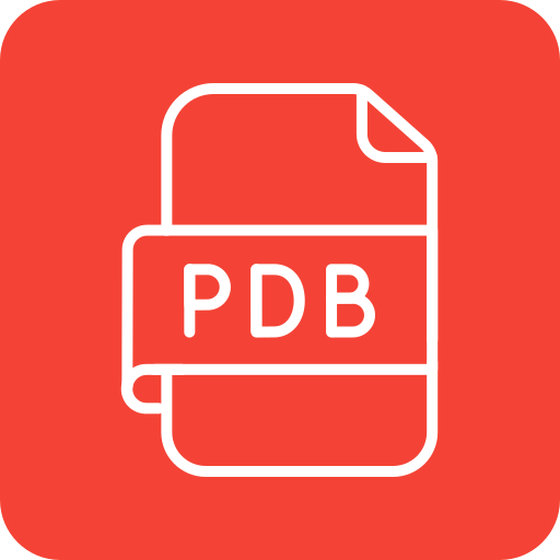 Pdb file Generic color fill icon