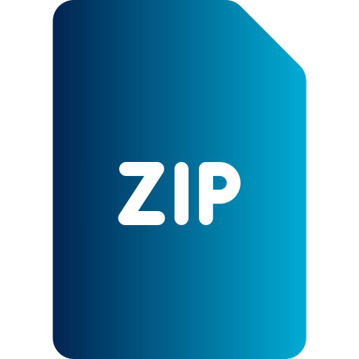 Zip file Generic gradient fill icon