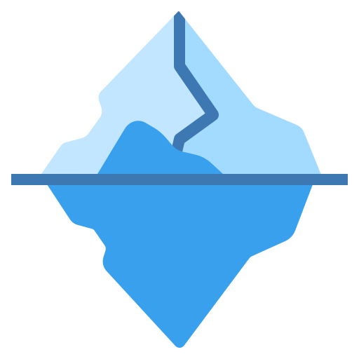 Iceberg Generic color fill icon