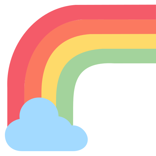 arco iris icono gratis