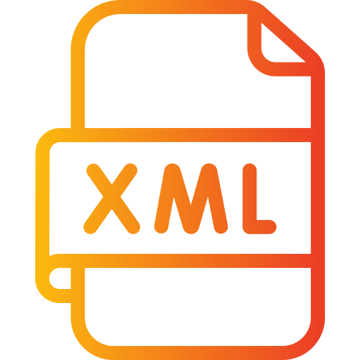 XML icon | Major programming language vector icon illustration Stock Vector  | Adobe Stock