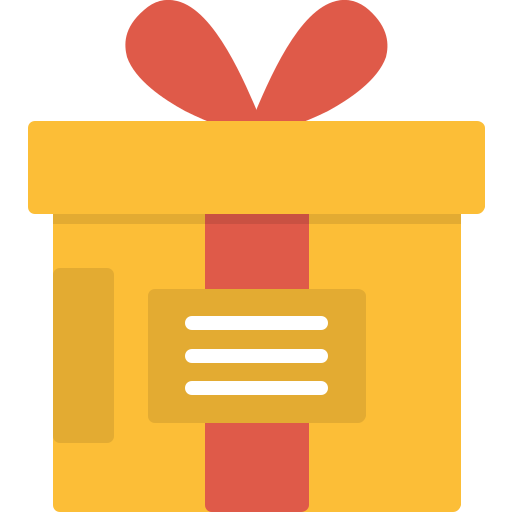 Gift box free icon