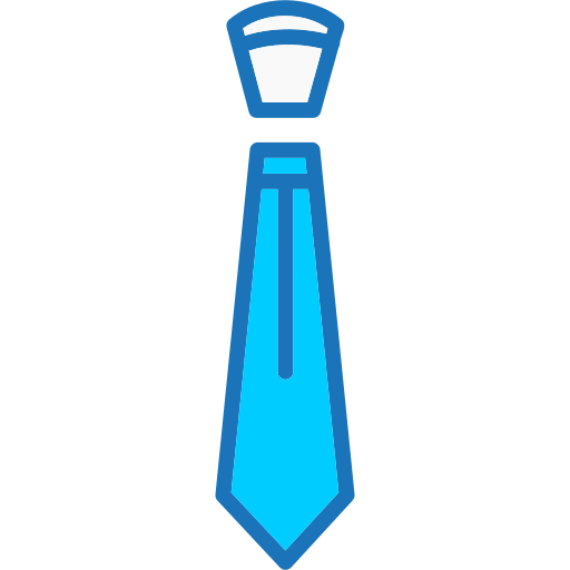 Tie Generic color lineal-color icon