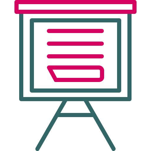 Chalkboard Generic Color Outline Icon