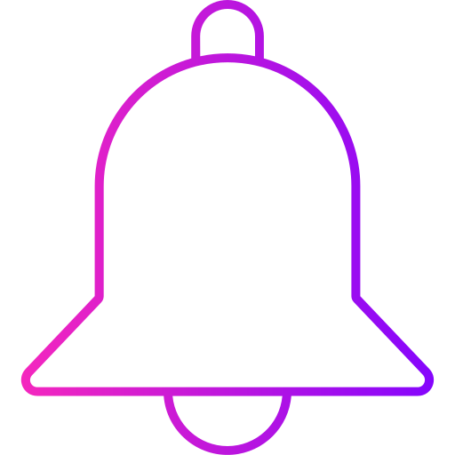 campana de notificación icono gratis