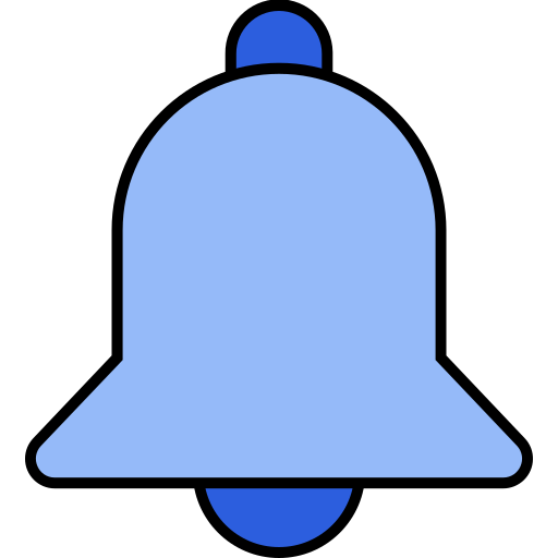 campana de notificación icono gratis