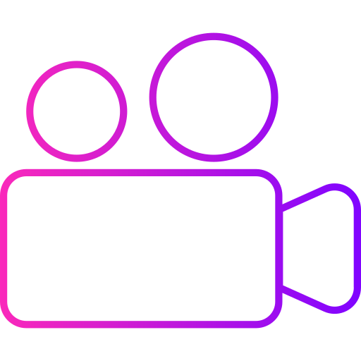 cámara de video icono gratis