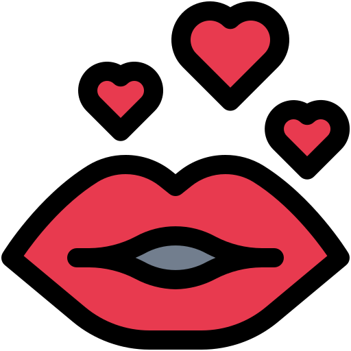 beijo grátis ícone