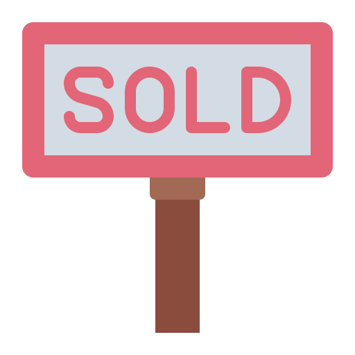 vendido icono gratis