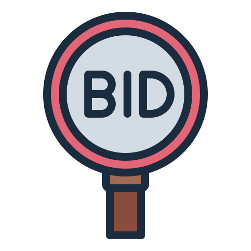 Bid Generic color lineal-color icon