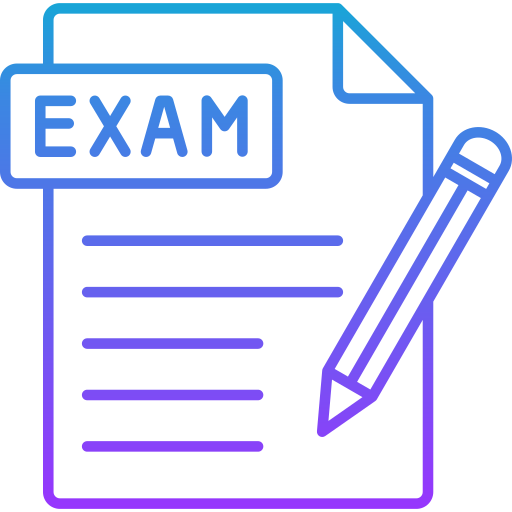 Exam Generic gradient outline icon