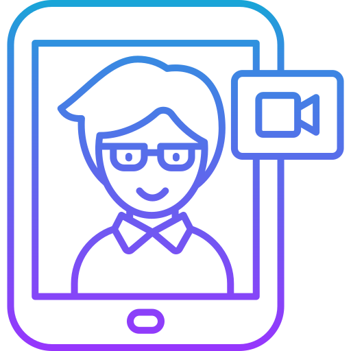 videollamada icono gratis