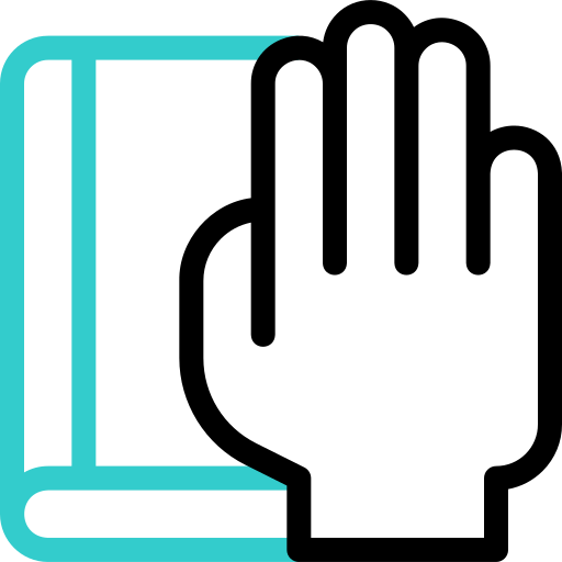 juramento icono gratis