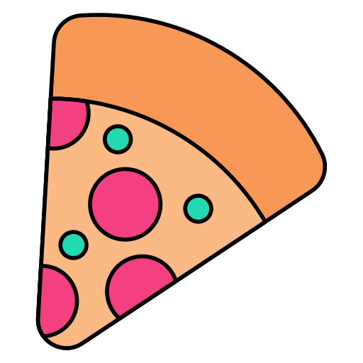 porción de pizza icono gratis