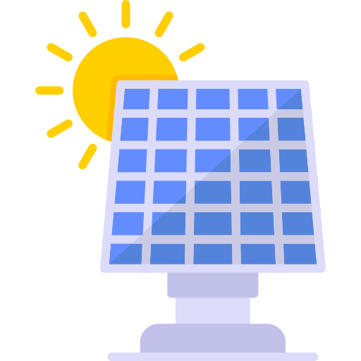 panel solar icono gratis