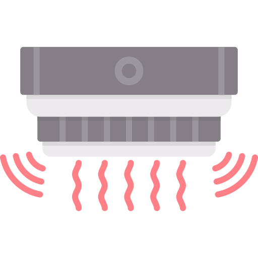 detector de humo icono gratis
