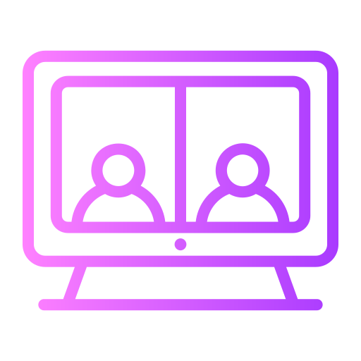 video conferencia icono gratis