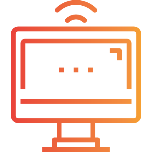 Monitor itim2101 Gradient icon