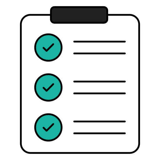 Checklist Generic Color Lineal Color Icon